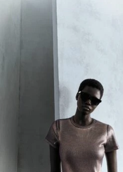 T-shirt Manches Courtes Foil 22 T-shirt Manches Courtes Foil -Tenues Basiques 57007130 CO D6