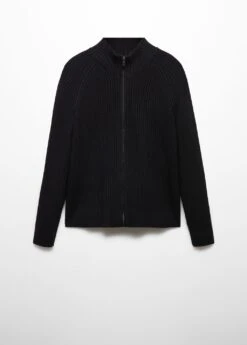 Cardigan Laine Fermeture Éclair -Tenues Basiques 57007724 99 B