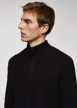 Cardigan Laine Fermeture Éclair -Tenues Basiques 57007724 99 D1