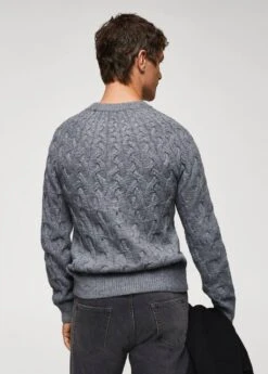 Pull-over Laine Mélangée Torsades -Tenues Basiques 57007725 96 R