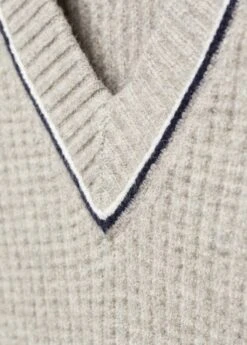 Pull-over Col En V Structuré -Tenues Basiques 57007726 92 D8