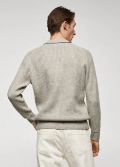 Pull-over Col En V Structuré -Tenues Basiques 57007726 92 R