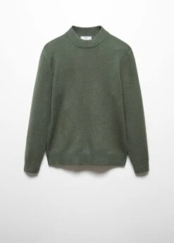 Pull Col Montant Laine Mélangée -Tenues Basiques 57007729 48 B