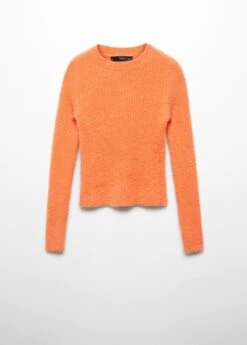 Pull-over Fausse Fourrure Maille Côtelée -Tenues Basiques 57007745 20 B