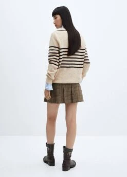 Pull-over Rayé Col En V -Tenues Basiques 57007756 07 R