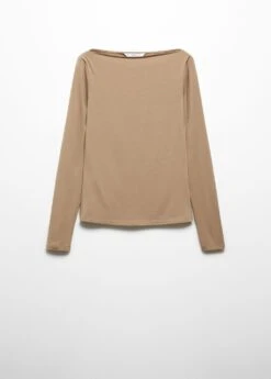 T-shirt Lyocell Col Bateau -Tenues Basiques 57007912 35 B