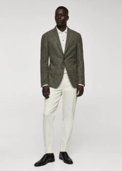 Veste Laine Vierge En Imprimé Chevrons -Tenues Basiques 57008637 40 99999999 01