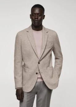 Blazer Maille Laine Vierge