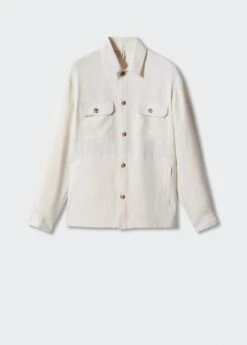 Surchemise 100 % Lin Regular-fit -Tenues Basiques 57010557 01 B