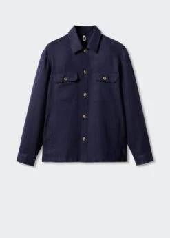 Surchemise 100 % Lin Regular-fit -Tenues Basiques 57010557 56 B