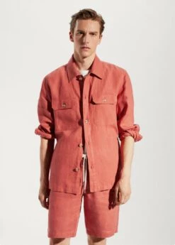 Surchemise 100 % Lin Regular-fit -Tenues Basiques 57010557 87