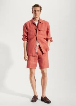 Surchemise 100 % Lin Regular-fit -Tenues Basiques 57010557 87 99999999 01