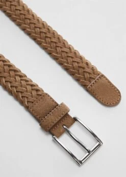 Ceinture Cuir Suède Tressée -Tenues Basiques 57010650 08 D1