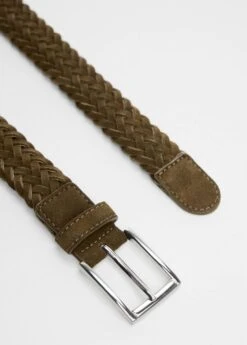 Ceinture Cuir Suède Tressée -Tenues Basiques 57010650 37 D1