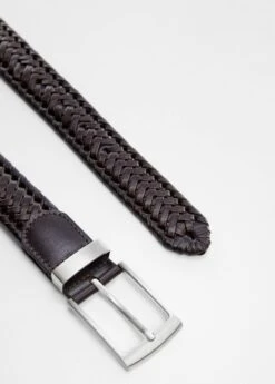 Ceinture En Cuir Tressée -Tenues Basiques 57010652 30 D1