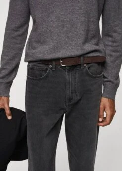 Ceinture Cuir Suède -Tenues Basiques 57010665 30 D9