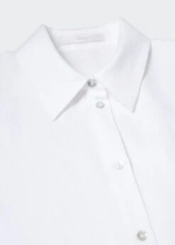 Chemise Lin Manches Courtes -Tenues Basiques 57010719 02 D8