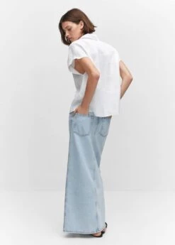 Chemise Lin Manches Courtes -Tenues Basiques 57010719 02 R