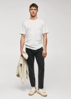 T-shirt Poche 100 % Coton 23 T-shirt Poche 100 % Coton -Tenues Basiques 57010757 02 99999999 01