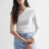 T-shirt Coton Asymétrique -Tenues Basiques 57010777 02