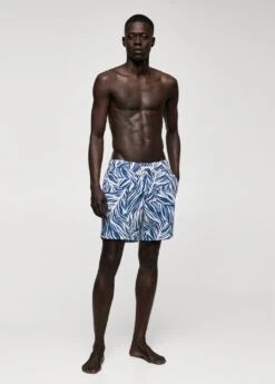 Maillot De Bain Imprimé Feuilles -Tenues Basiques 57010786 56 D4