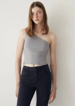 Top Asymétrique Brillant -Tenues Basiques 57010889 PL D5