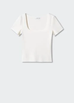 T-shirt Col Carré -Tenues Basiques 57010951 05 B