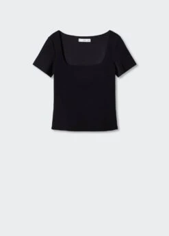 T-shirt Col Carré -Tenues Basiques 57010951 99 B