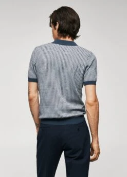Polo Maille Fine Structure Géométrique -Tenues Basiques 57012514 51 R