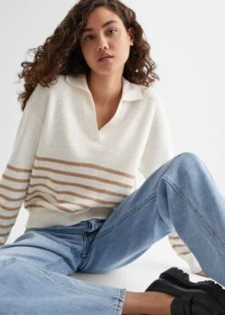 Pull-over à Col En V -Tenues Basiques 57013260 08 D2