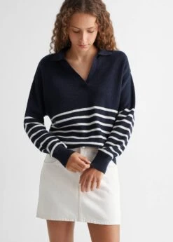 Pull-over à Col En V -Tenues Basiques 57013260 56