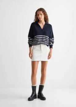 Pull-over à Col En V -Tenues Basiques 57013260 56 99999999 01