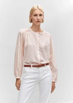 Blouse Coton Plumetis 21 Blouse Coton Plumetis -Tenues Basiques 57013817 81