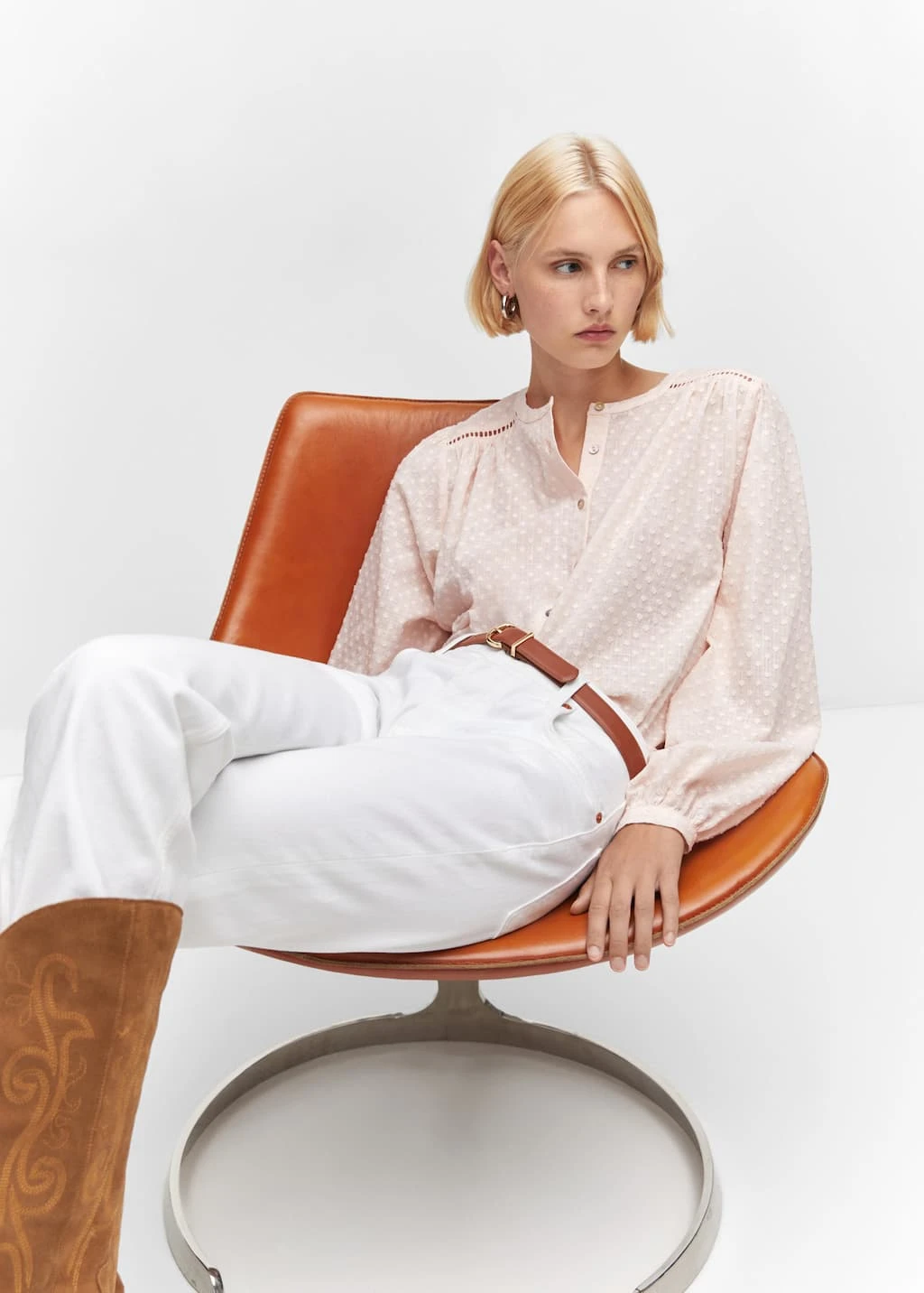 Blouse Coton Plumetis 13 Blouse Coton Plumetis – Image 11