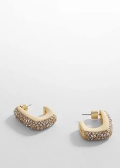 Créoles Strass -Tenues Basiques 57014036 OR