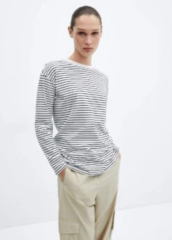 T-shirt Coton à Rayures