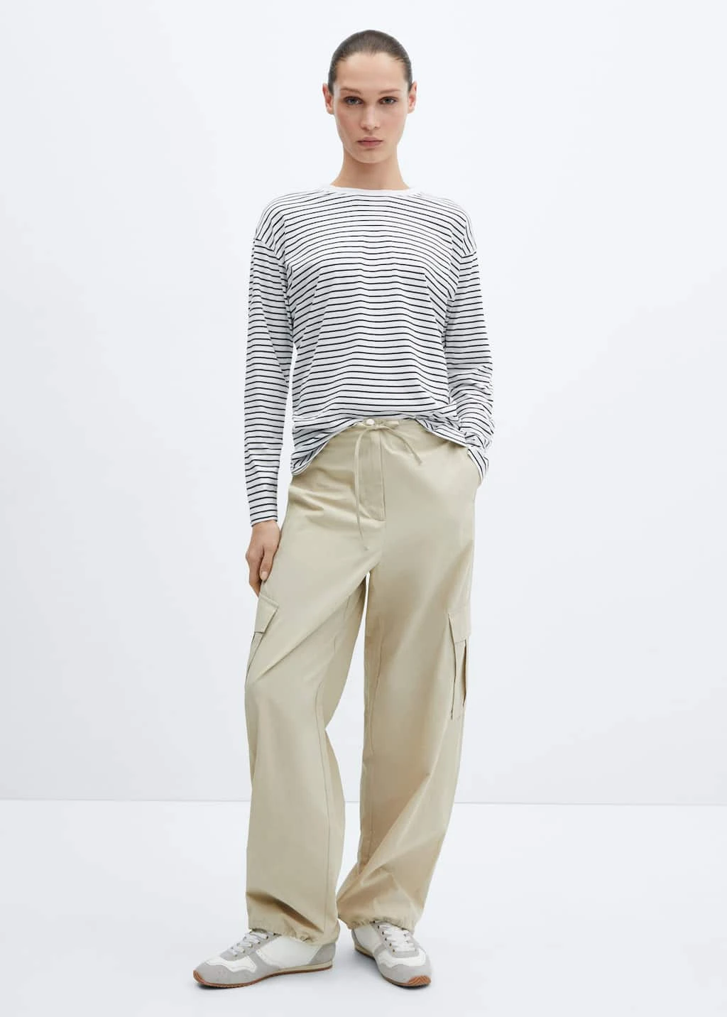 T-shirt Coton à Rayures 4 T-shirt Coton à Rayures – Image 2