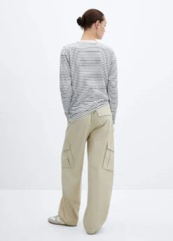 T-shirt Coton à Rayures 17 T-shirt Coton à Rayures -Tenues Basiques 57014403 01 R