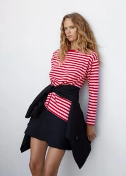 T-shirt Coton à Rayures 25 T-shirt Coton à Rayures -Tenues Basiques 57014403 84 D2