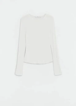 T-shirt Ajusté Manches Longues 9 T-shirt Ajusté Manches Longues -Tenues Basiques 57014432 01 B