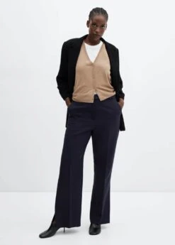 Pantalon Droit Ouvertures -Tenues Basiques 57014438 56 D3