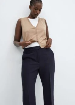 Pantalon Droit Ouvertures -Tenues Basiques 57014438 56 D4