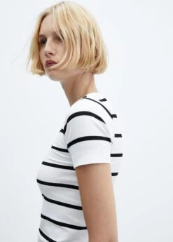 T-shirt Sans Couture Rayures 28 T-shirt Sans Couture Rayures -Tenues Basiques 57015815 01 D1