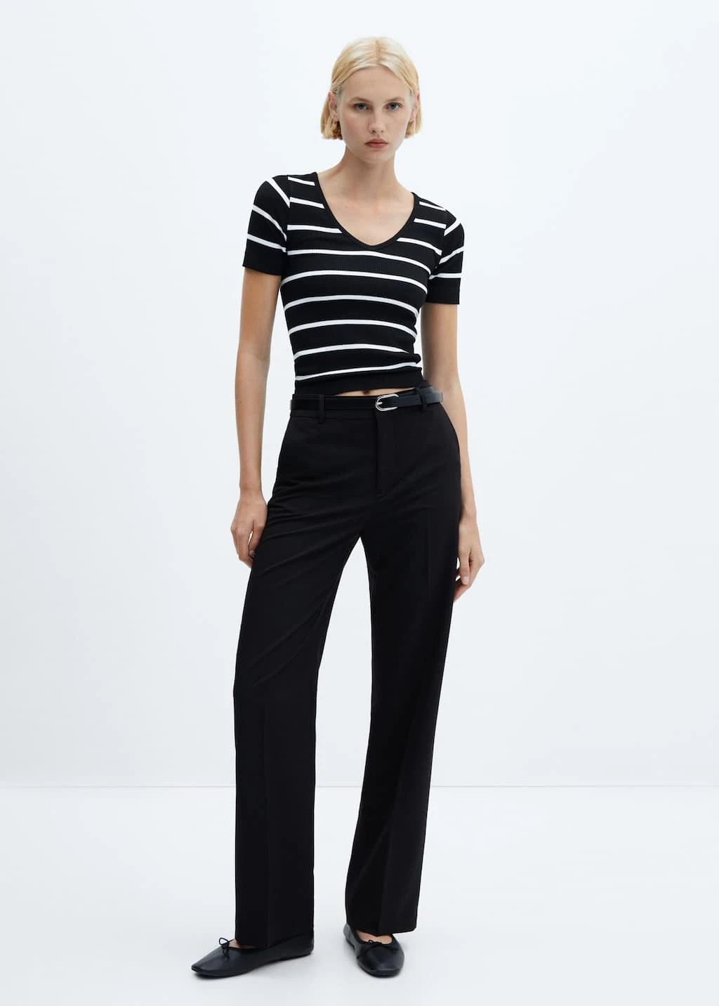 T-shirt Sans Couture Rayures 4 T-shirt Sans Couture Rayures – Image 2