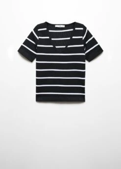 T-shirt Sans Couture Rayures 24 T-shirt Sans Couture Rayures -Tenues Basiques 57015815 99 B