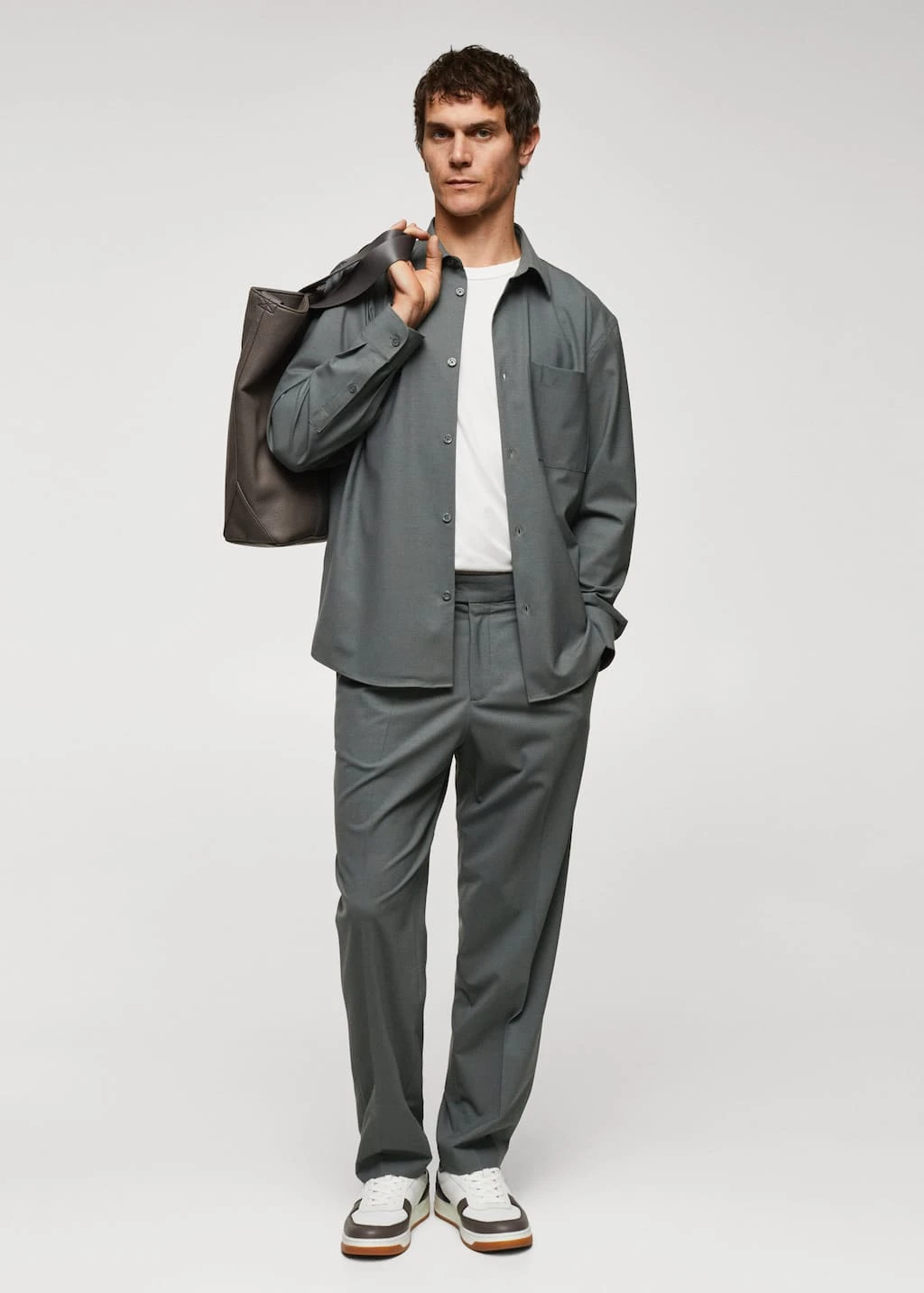 Pantalon Laine Pinces Relaxed-fit 4 Pantalon Laine Pinces Relaxed-fit – Image 2