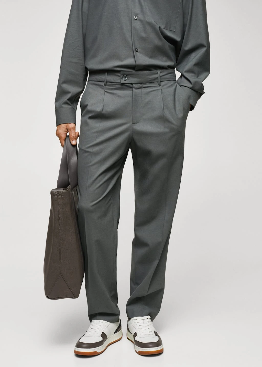 Pantalon Laine Pinces Relaxed-fit 3 Pantalon Laine Pinces Relaxed-fit