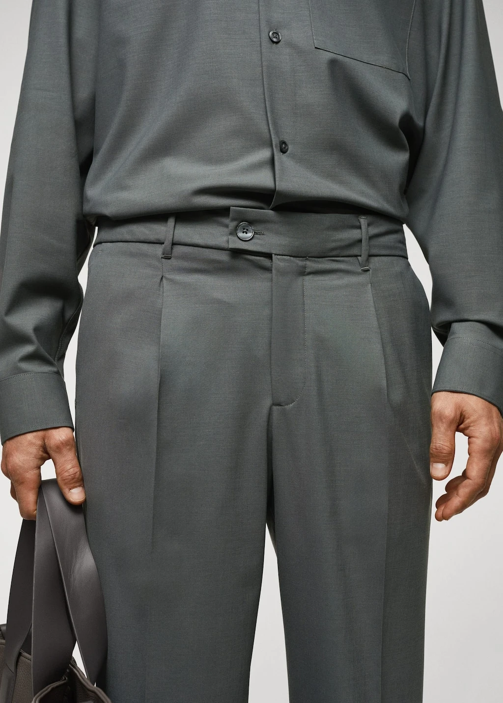 Pantalon Laine Pinces Relaxed-fit 6 Pantalon Laine Pinces Relaxed-fit – Image 4