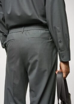 Pantalon Laine Pinces Relaxed-fit 16 Pantalon Laine Pinces Relaxed-fit -Tenues Basiques 57015957 43 D4