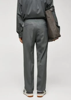 Pantalon Laine Pinces Relaxed-fit 13 Pantalon Laine Pinces Relaxed-fit -Tenues Basiques 57015957 43 R